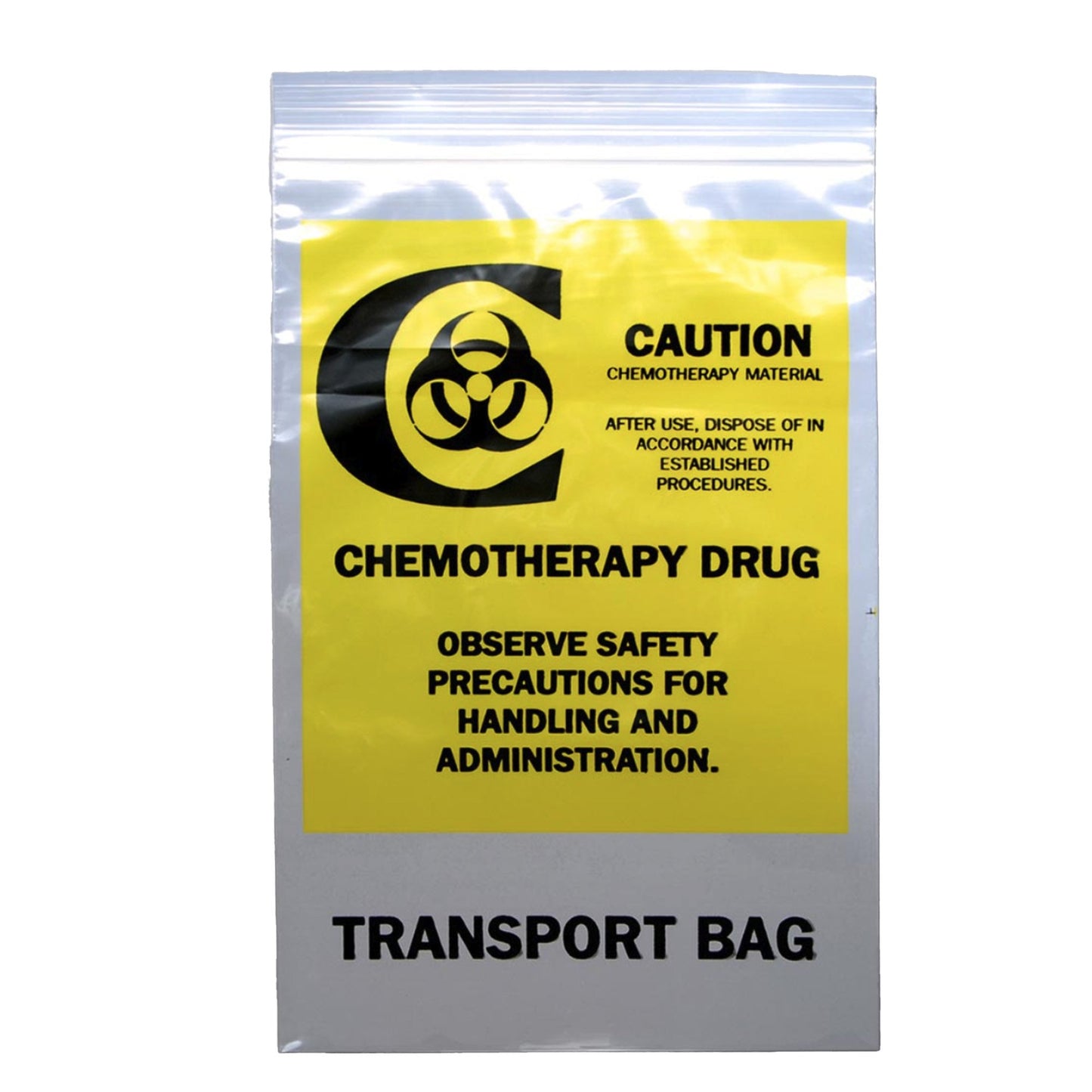 BAG, CHEMO 9X12 4MIL SEALTOP