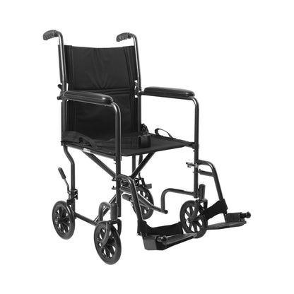 CHAIR, TRANS STEEL SILVER 19"