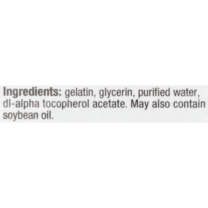 VIT E, SFT GEL 400IU