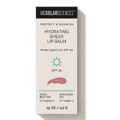 BALM, LIP SPF 30 HYDRATING SHEER SPICE 0.15OZ