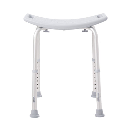 BENCH, BATH W/O BACK ALUMINUMFRAME 300LBS