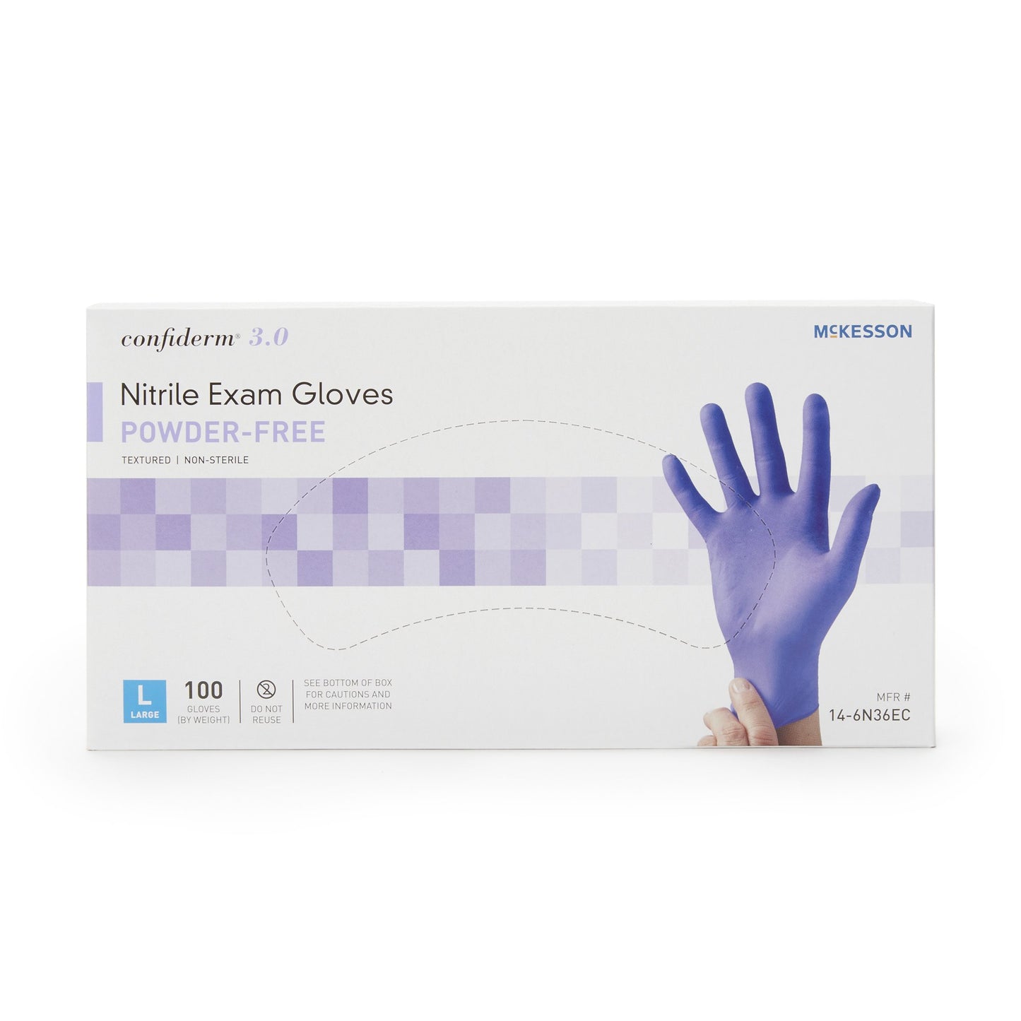 GLOVE, EXAM NTRL LG N/S 3.0