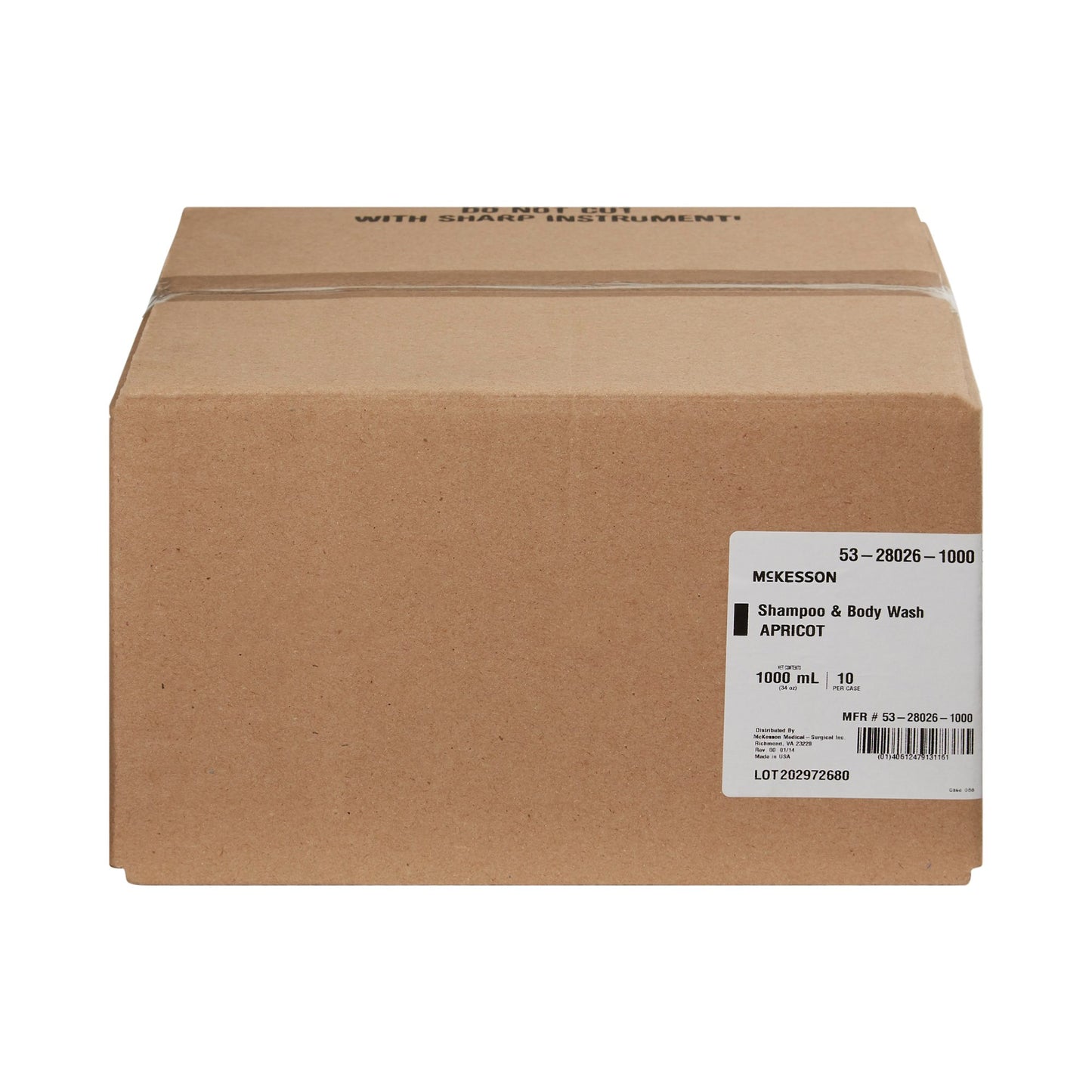 SHAMPOO, HAIR/BODY APRICOT DISC 1000ML