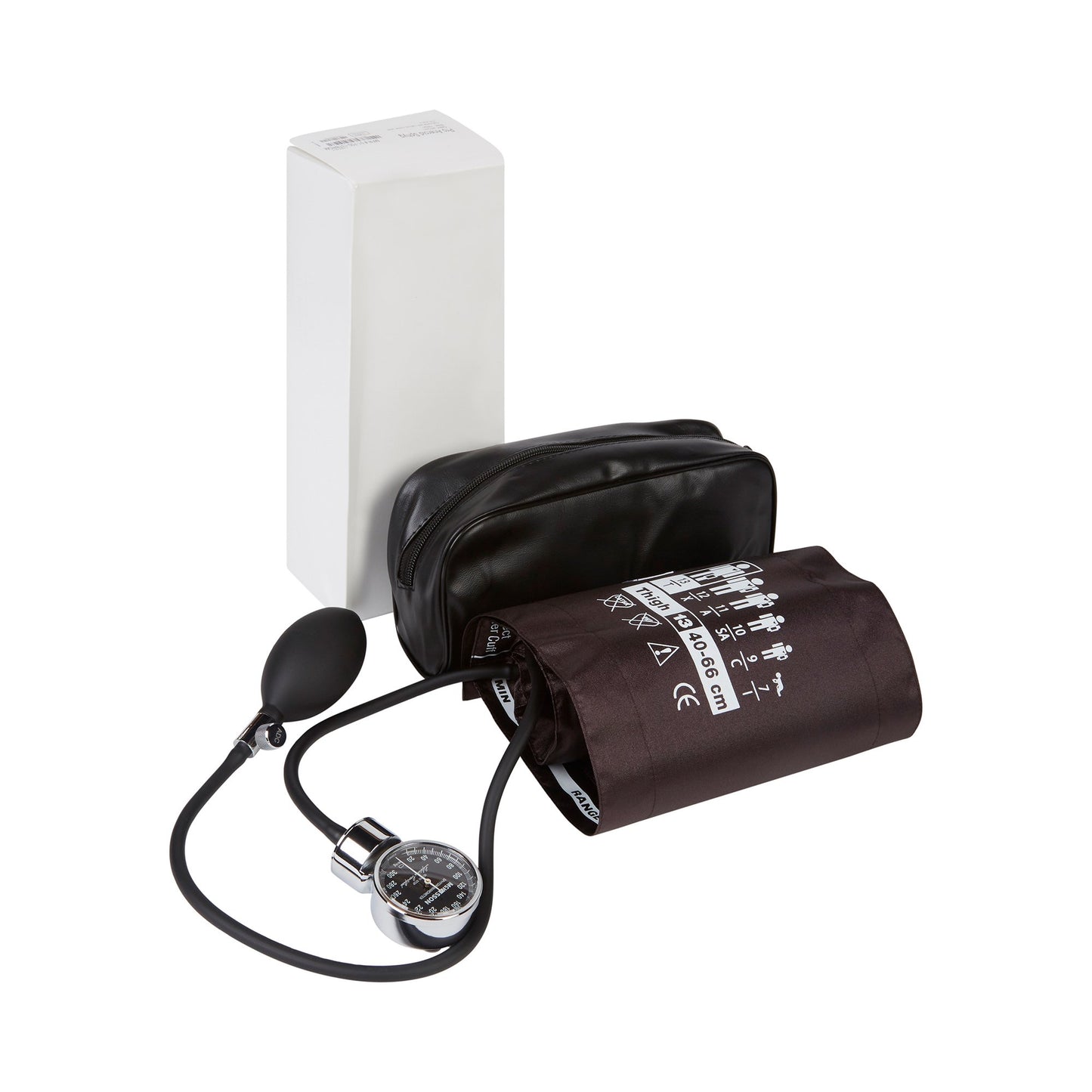 SPHYGMOMANOMETER, ANEROID PROLF THIGH BROWN