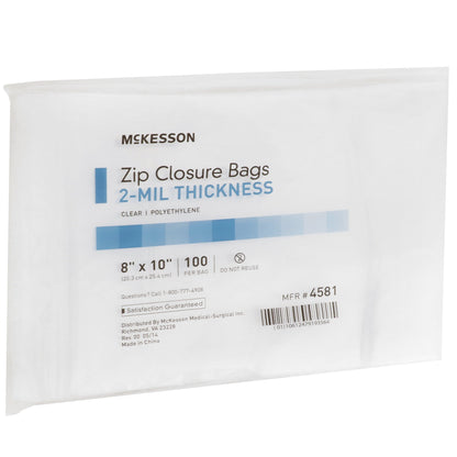 BAG, ZIP LOCK 8X10"