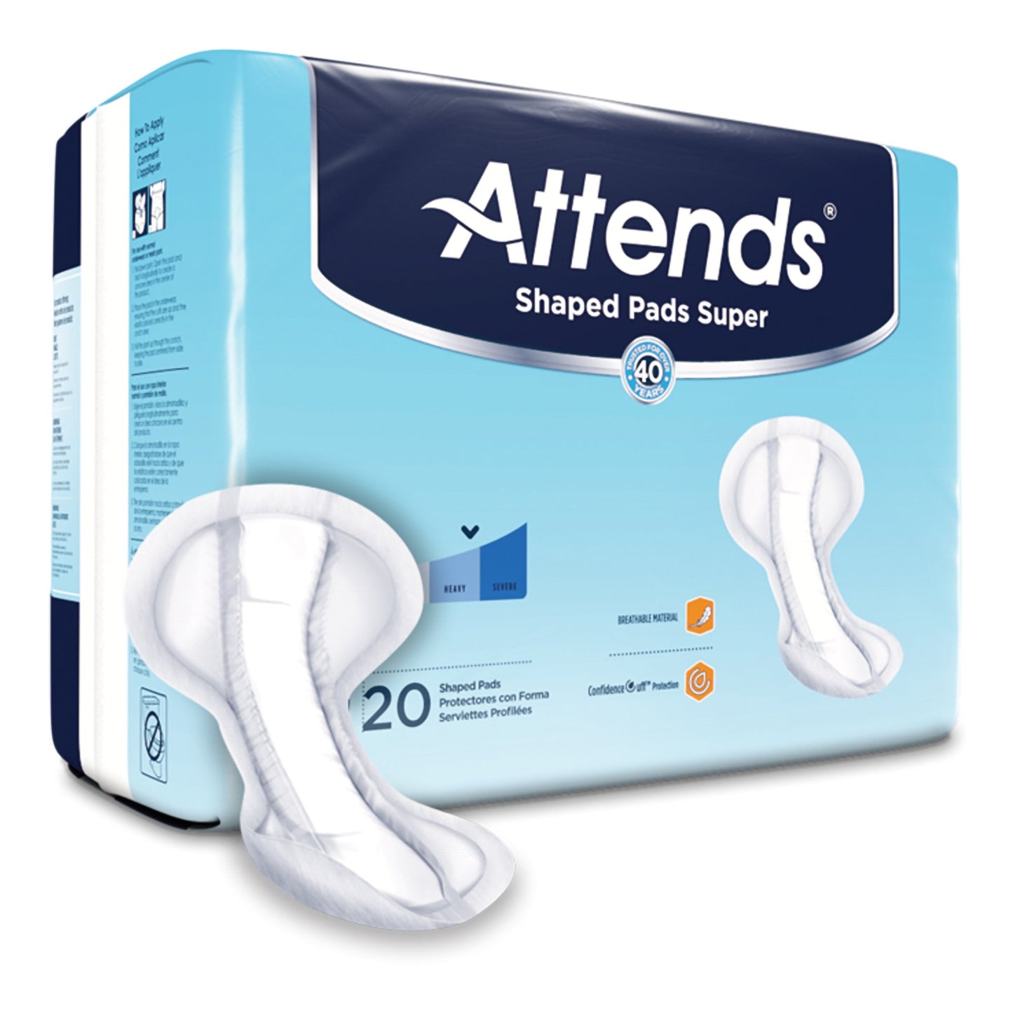 PAD, ATTENDS SUPER SHAPED