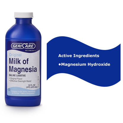 MILK OF MAGNESIA, LIQ ORIGINALFLAVOR 16OZ