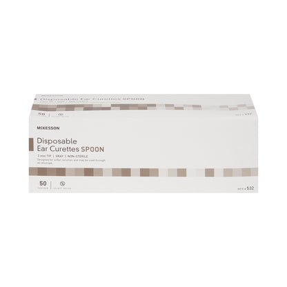 CURETTE, EAR SPOON GRY 2MM