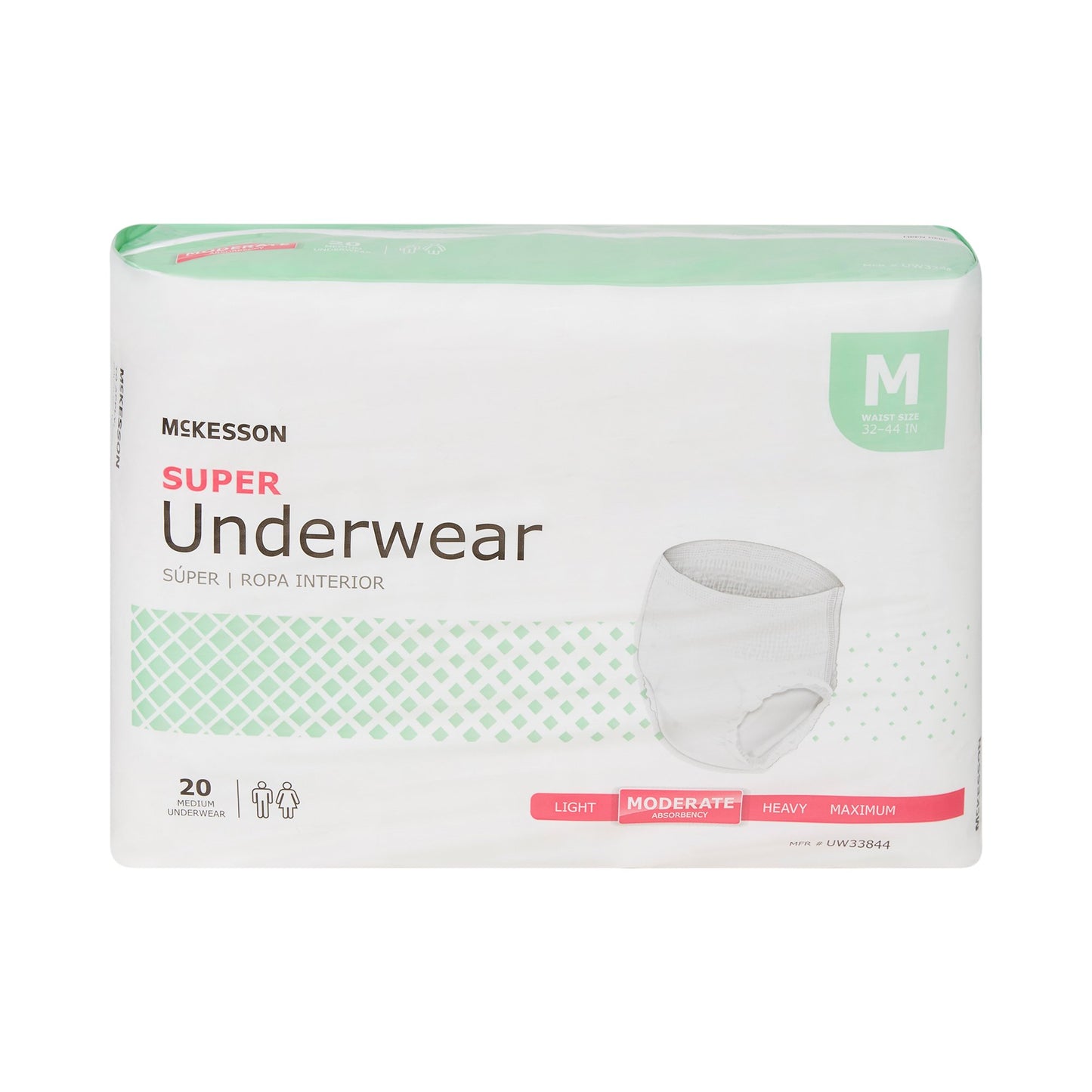 UNDERWEAR, SUPER MED 32-44