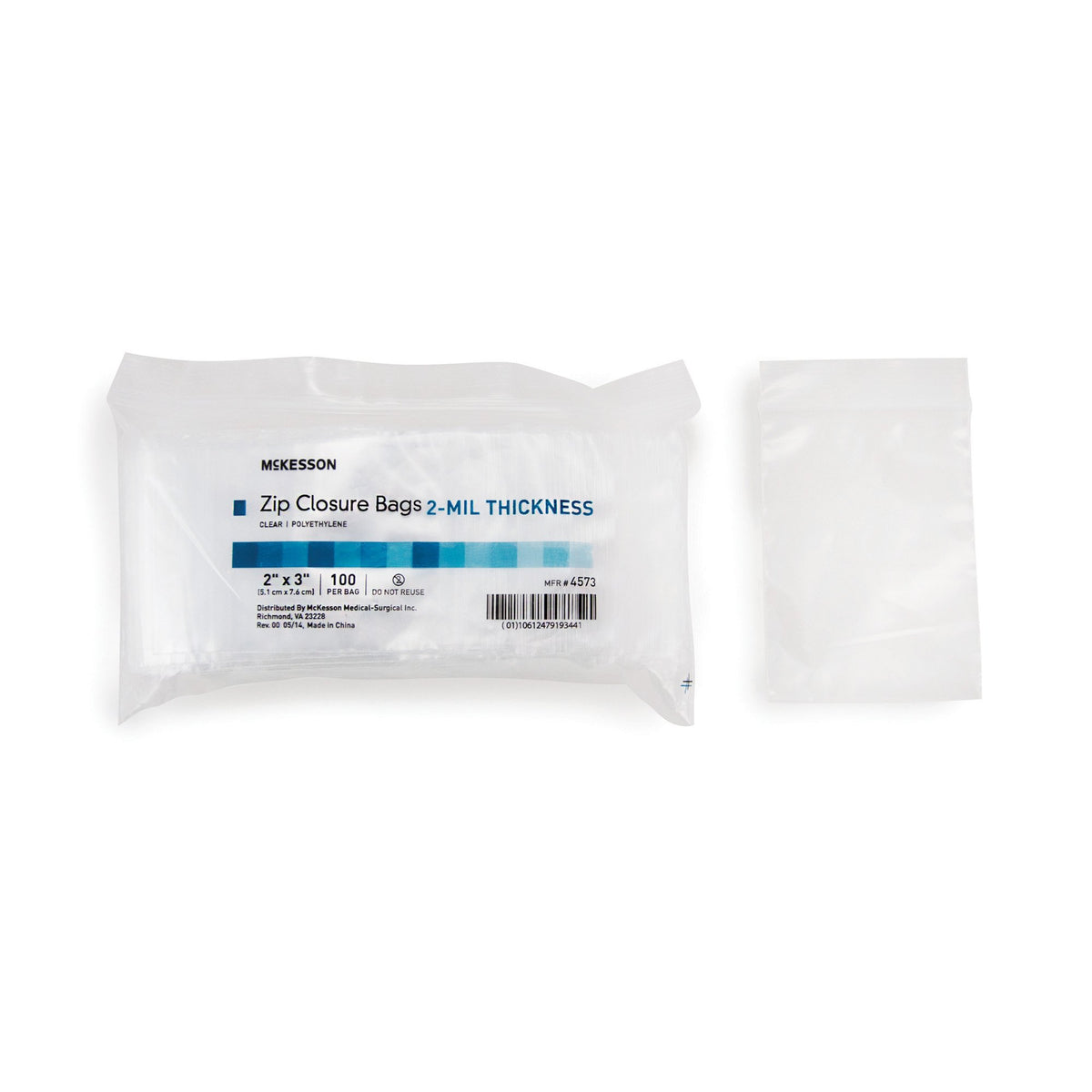 BAG, ZIP LOCK 2X3