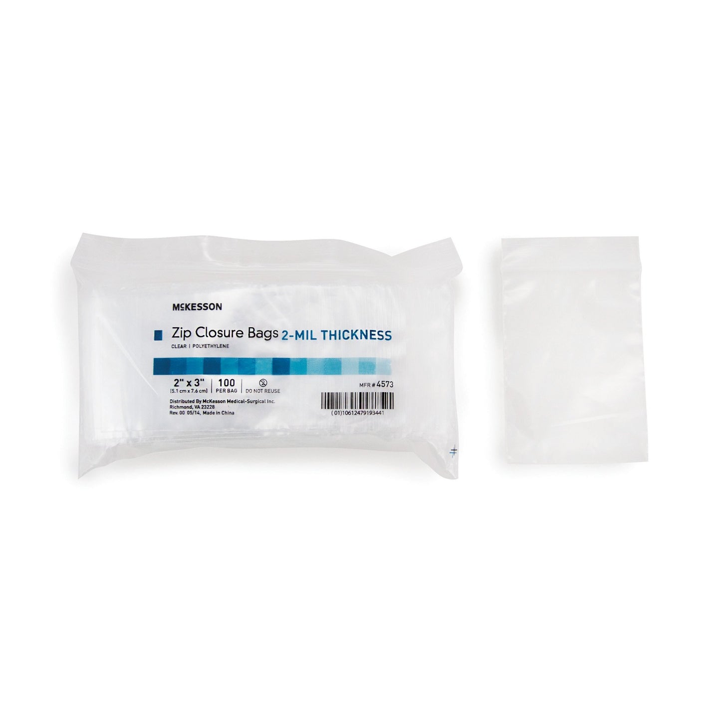BAG, ZIP LOCK 2X3