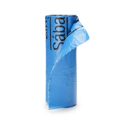 BAG, LINEN SOILED BLU/BLK 31"X41"