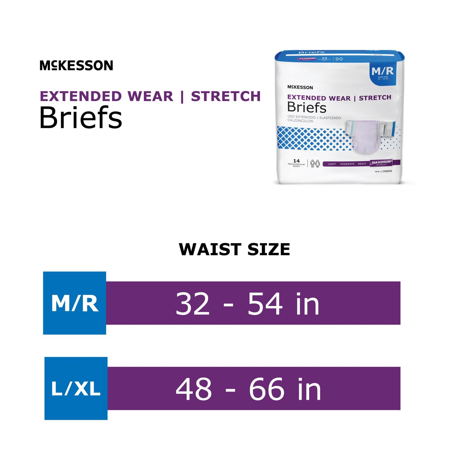 BRIEF, TAB CLSR EXTENDED WEARLG/XLG 48-66