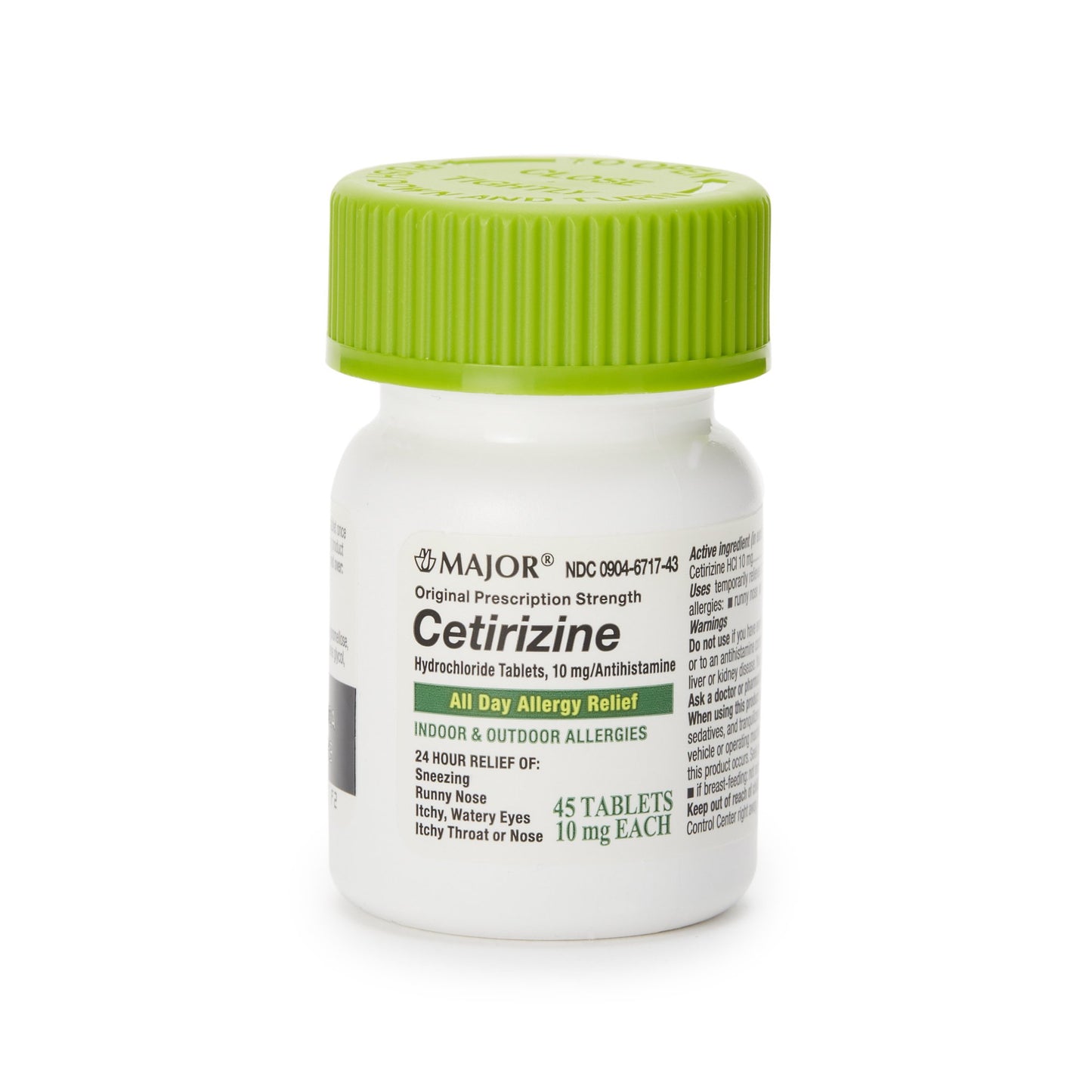 CETIRIZINE HCL, TAB 10MG