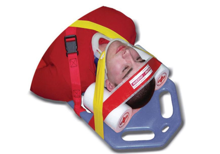 HEAD IMMOBILIZER, MULTI-GRIP HEAD & CHIN STRAP ADLT