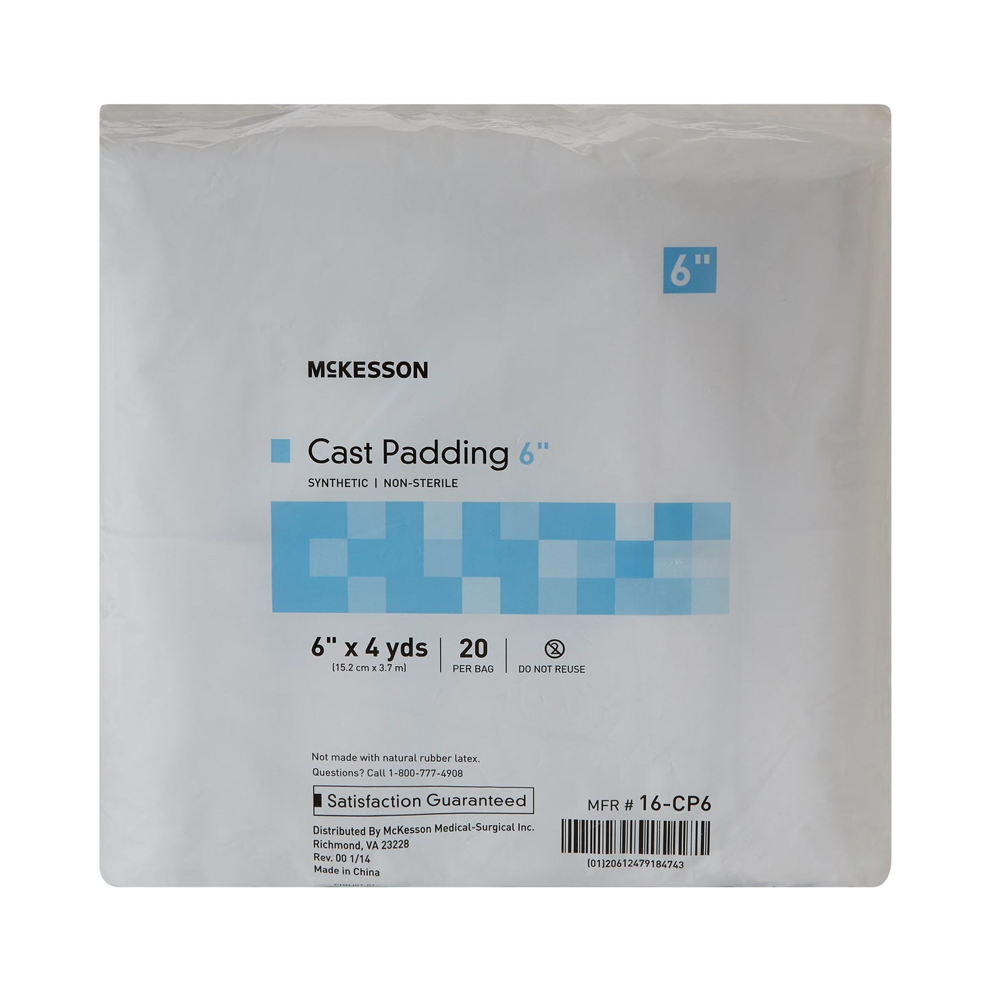 PADDING, CAST SYN 6"X4YDS