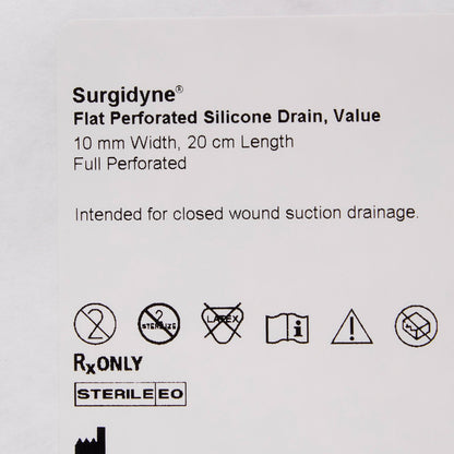 DRAIN, HUBLESS FLT FULL PERF 10MMX20CM