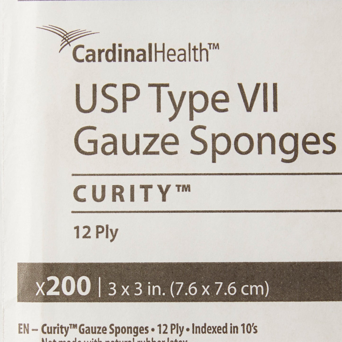 SPONGE, GAUZE 12PLY 3"X3"