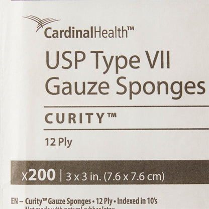 SPONGE, GAUZE 12PLY 3"X3"