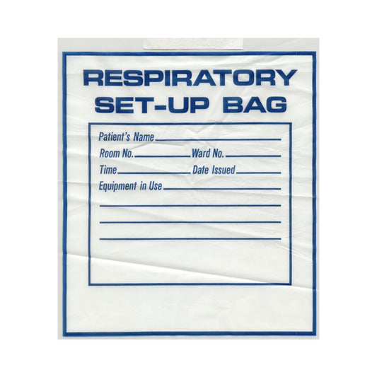 BAG, RESP SET-UP 12"X16" CLR
