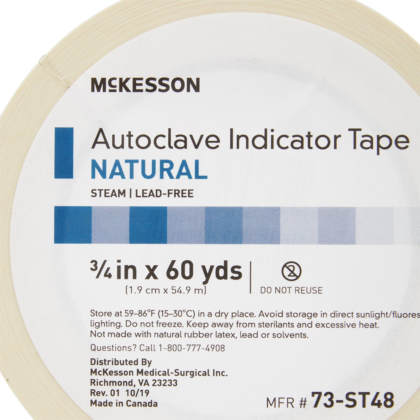 TAPE, INDICATOR STM 3/4"