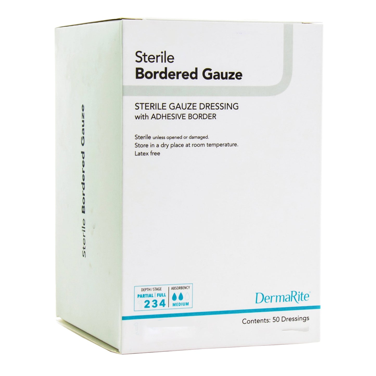 GAUZE, BORDERED DRSG STR 2X2"