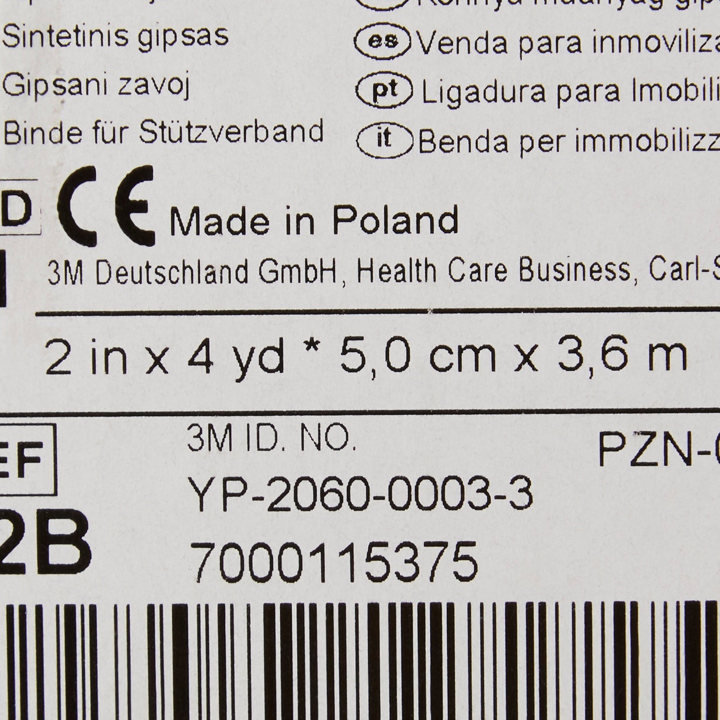 TAPE, CAST SCOTCHCAST 2"X4YDSBLU