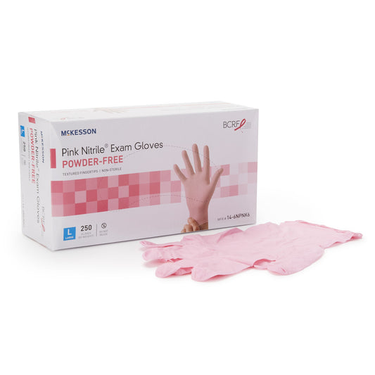GLOVE, EXAM NTRL LG N/S PNK 3.0