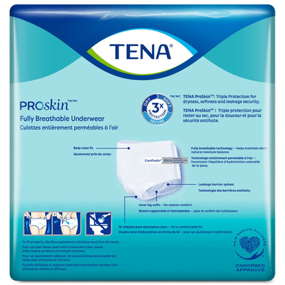 UNDERWEAR, TENA EXTRA PROTECTIVE XLG