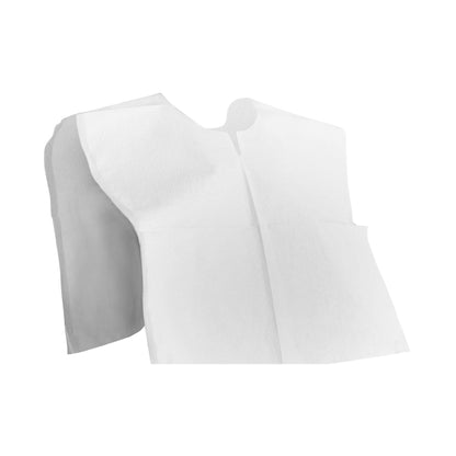CAPE, EXAM T/P/T PONCHO SIDE OPN WHT 19X22