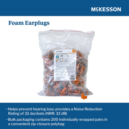EARPLUGS, UNCR POLYBG