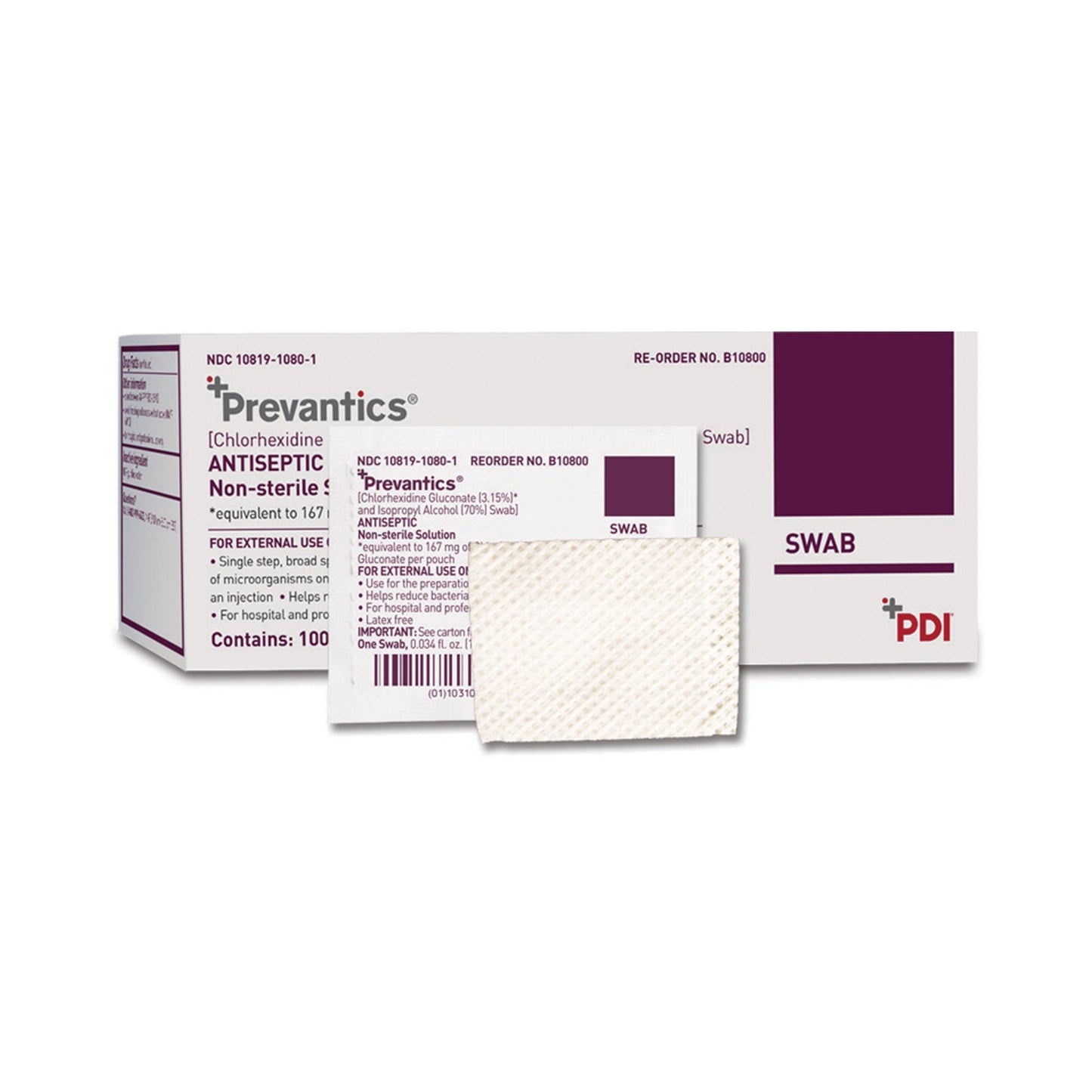 PAD, SWAB PREVANTICS 1ML