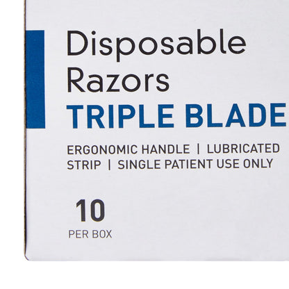 RAZOR, TRPLE BLADE ERGO HNDL W/LUBE