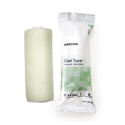 TAPE, CAST WHT LF 5"X4YDS