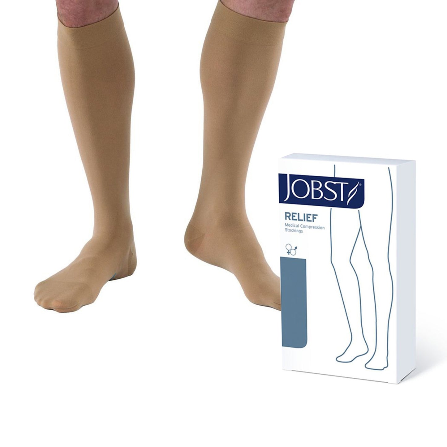 STOCKING, KNEE HI CLSD TOE 15-20 BGE LG SNCAST