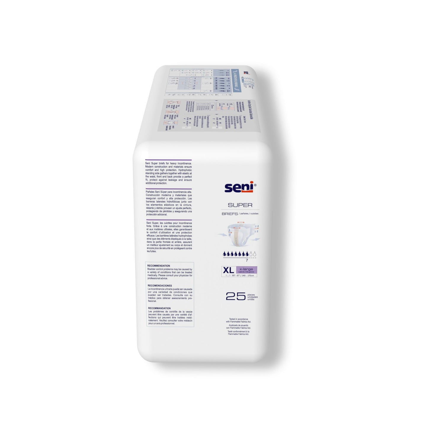 BRIEF, INCONT SENI SUPER XLG 55"-67"
