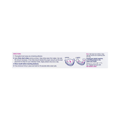 EFFERGRIP, CRM DENTURE ADHSV 2.5OZ 9MEDTH