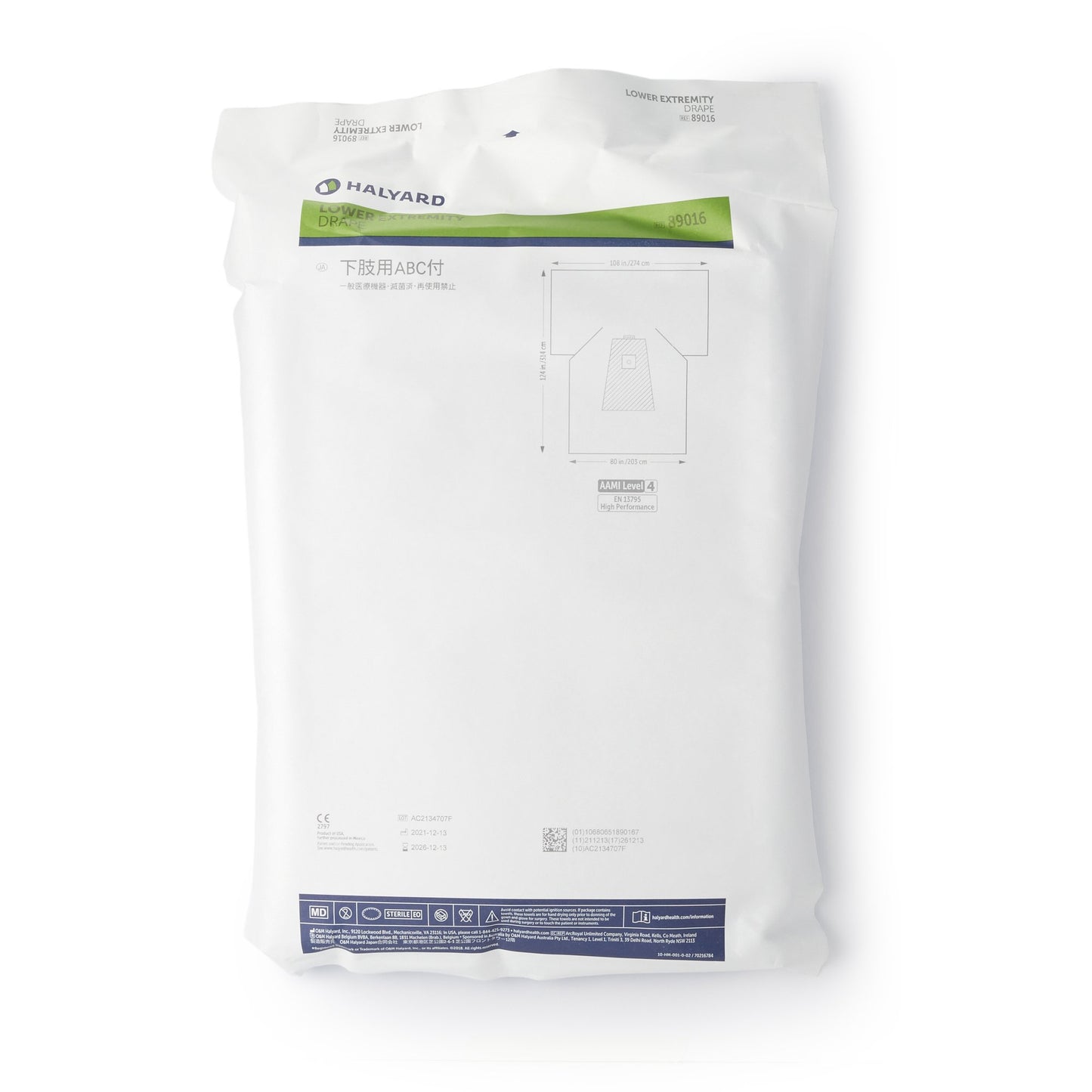 DRAPE, LOWER EXTREMITY W/ARMBRD