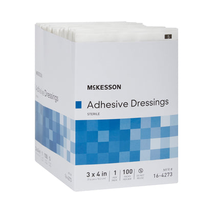 DRESSING, WOUND ADH STR 3"X4"