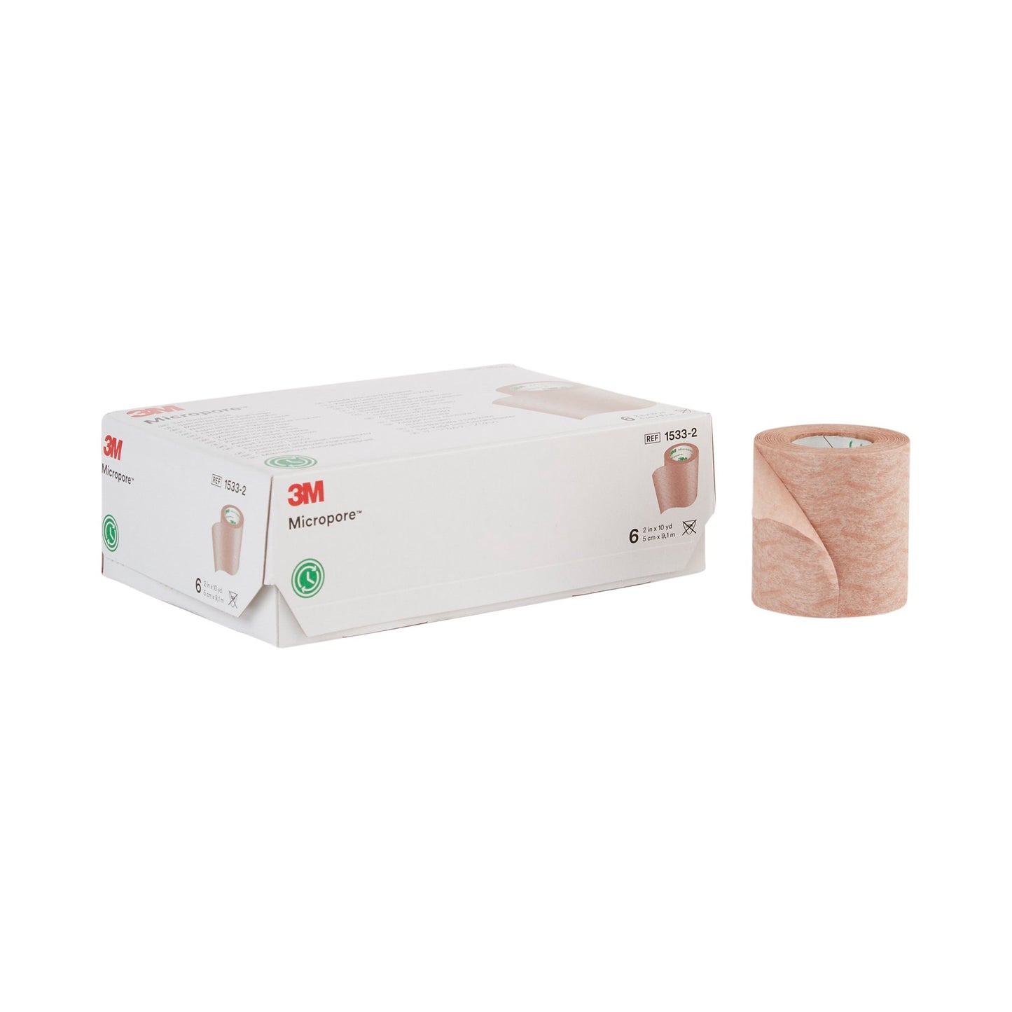 TAPE, ADHSV PAPER 2"X10YDS