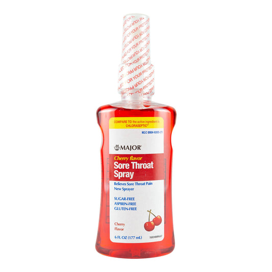 SORE THROAT SPRAY, LIQ CHERRY1.4% 6OZ