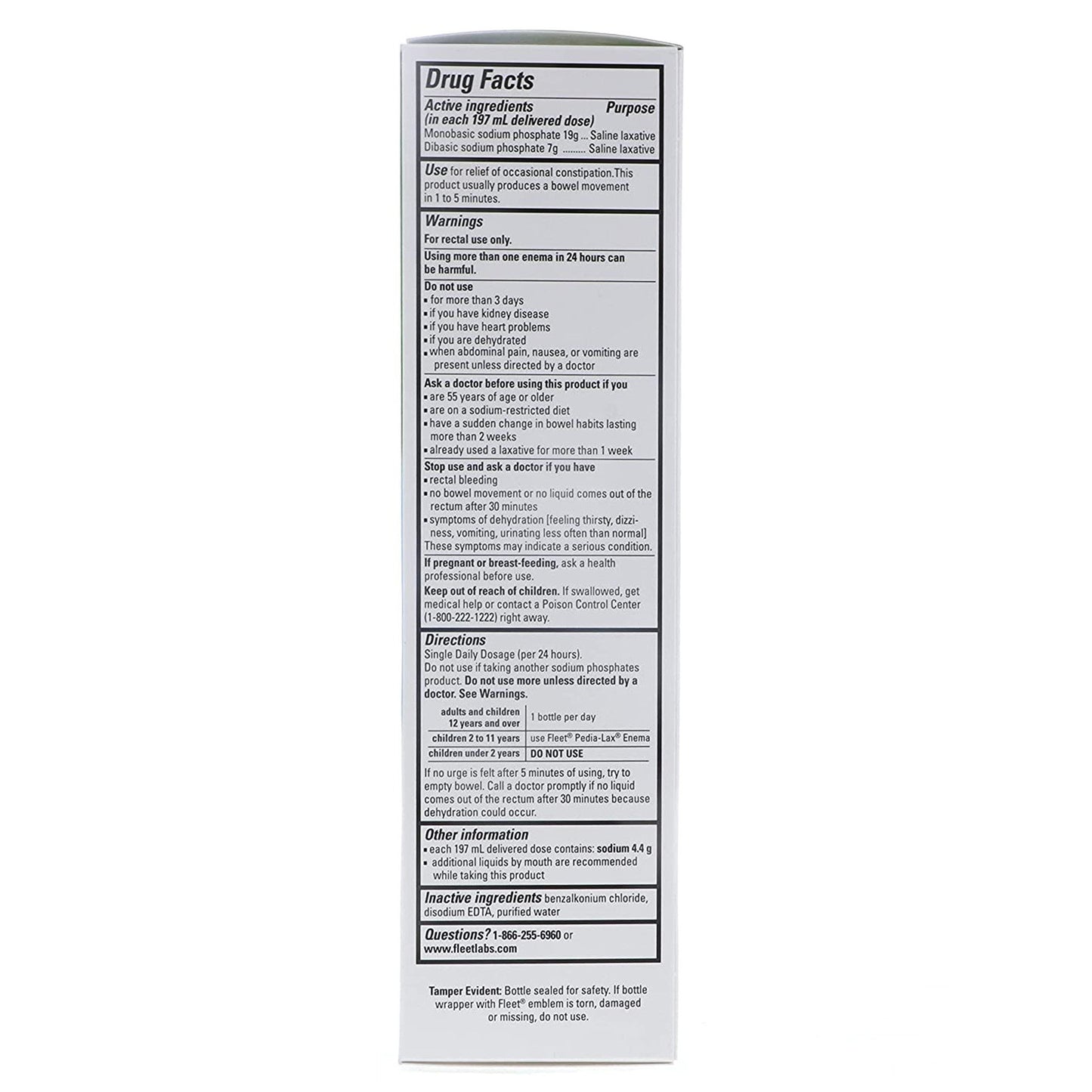 ENEMA, FLEET EXTRA 7.8OZ9FLEET
