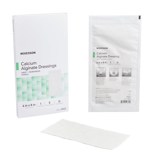 DRESSING, CALCIUM ALGINATE SHEET 4"X8"