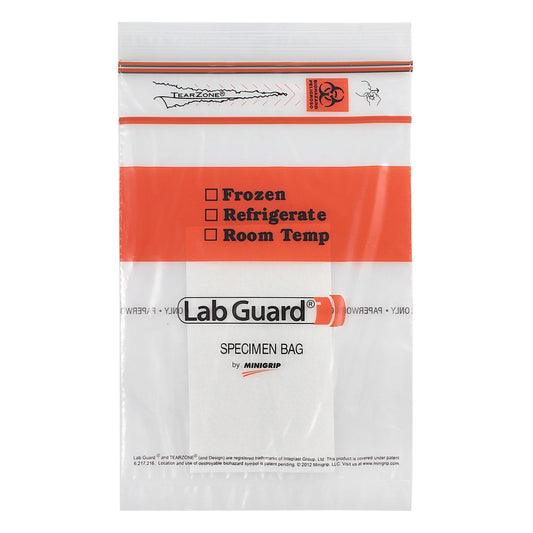 BAG, BIOHAZ 6X9" W/ABSORB PAD