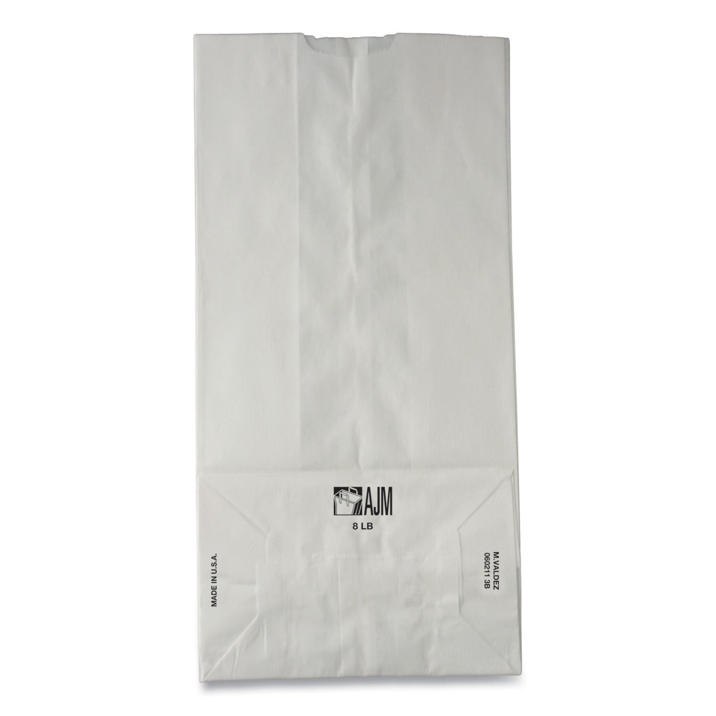 BAG, PAPER WHT 4X6X12