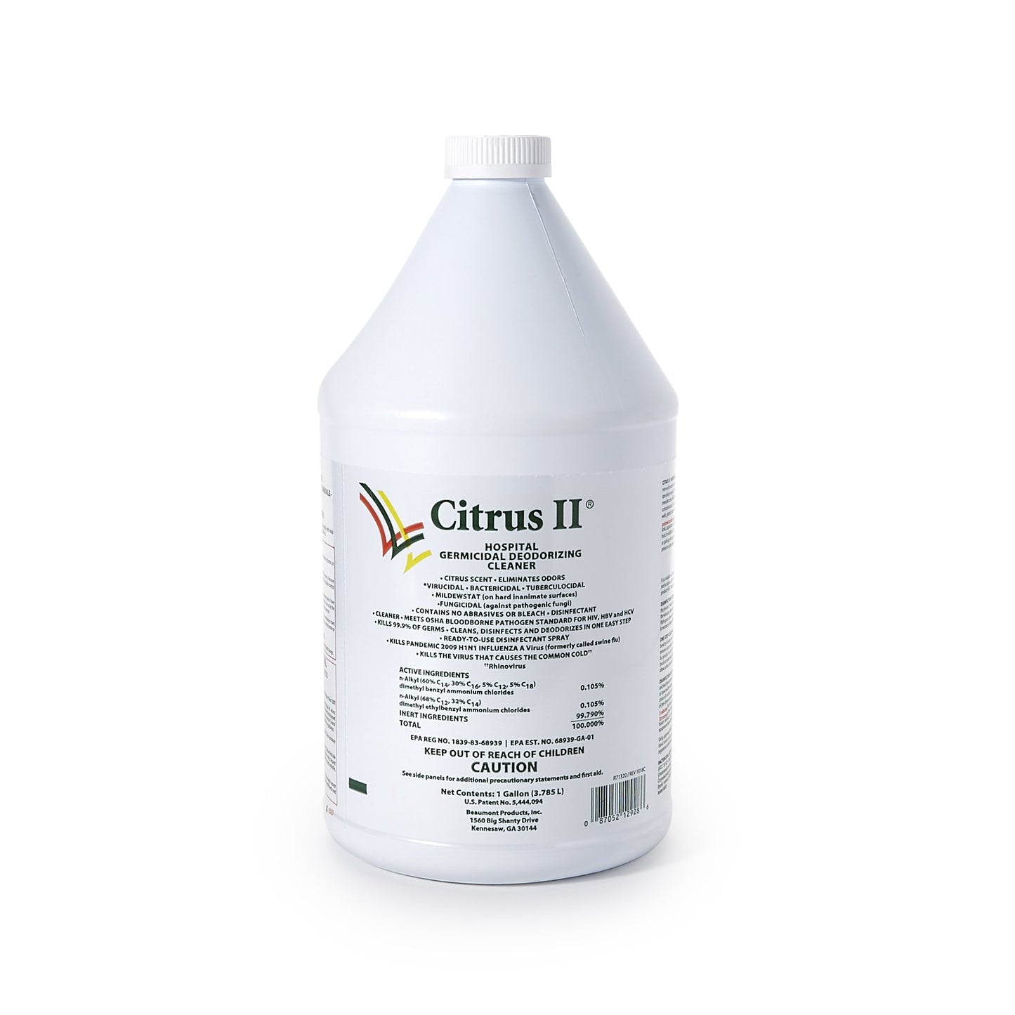 GERMICIDE, CITRUS II GALLON7755 BEAUMT