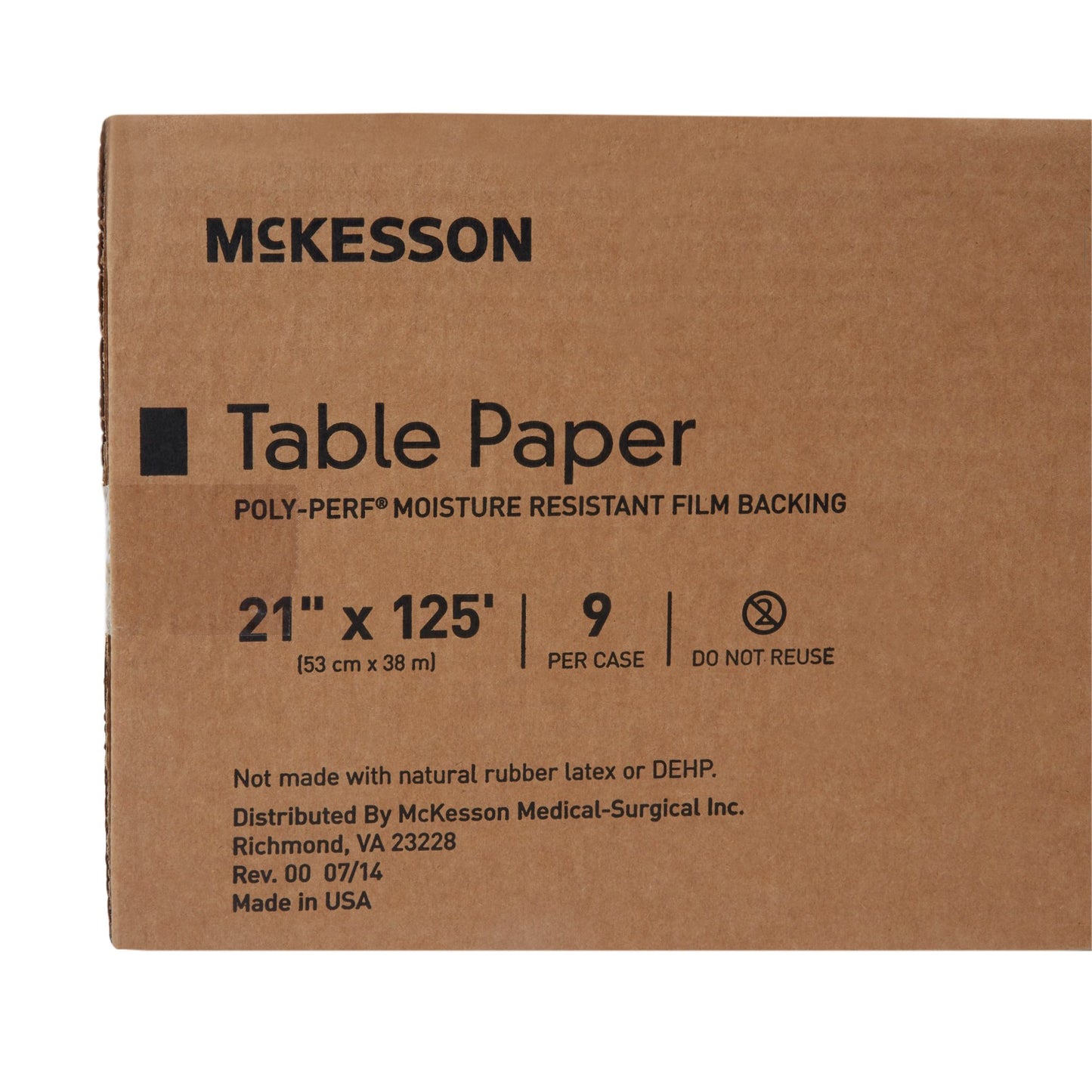 PAPER, TABLE POLY PERF WHT 21"X125'