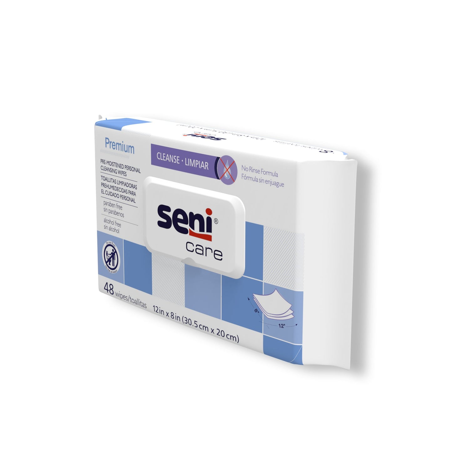 WASHCLOTH, PERINEAL SENI CARE12"X8"