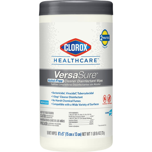 WIPE, DISINFECTANT VERSASURE ALOCHOL FREE