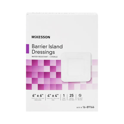 DRESSING, ISLAND BARR COMPOSITE STR WTRPRF 6X6